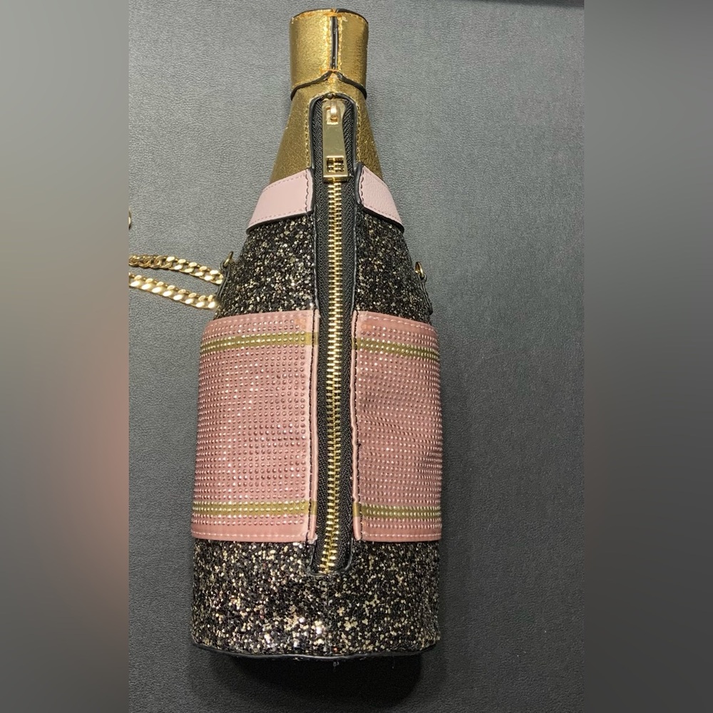 Aldo Baldromma Cheers Champagne Bottle Crossbody Bag - Picture 5 of 15